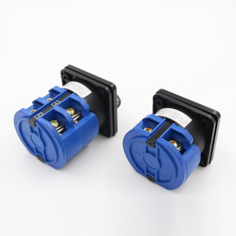 For Salzer LW26 Series 63A 2-Pole 2-Position Rotary Cam Switch Series 63A Rotary Changeover Switch Product Type Rotary Switches