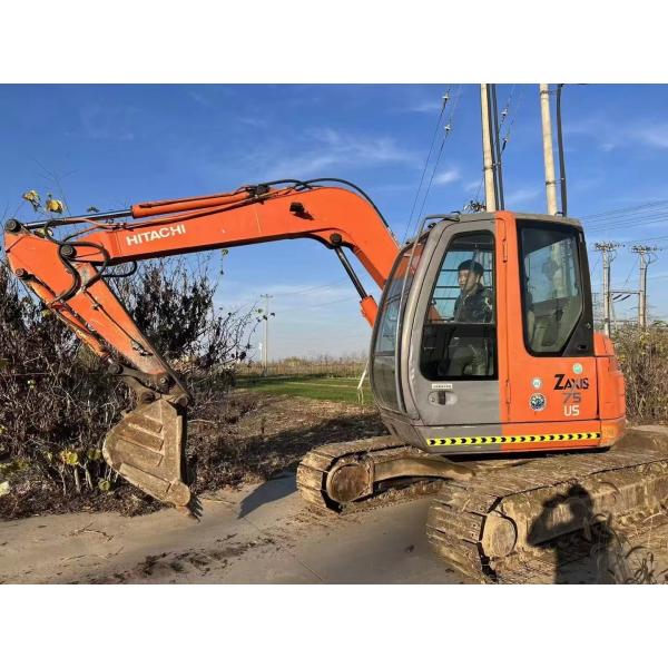 Zaxis 75 Zx75 Used Hitachi Excavator 7 Ton Crawler Excavator