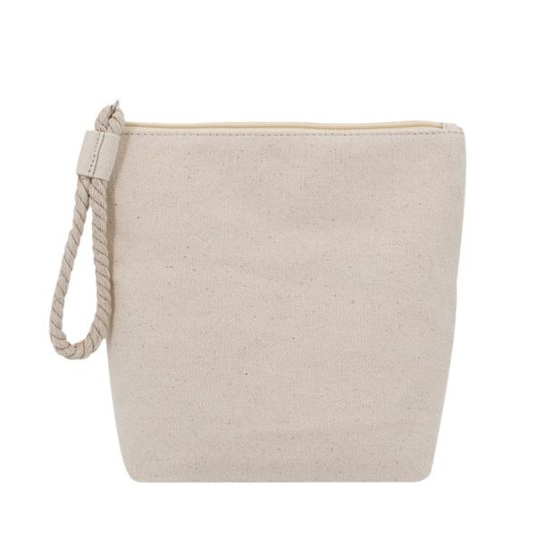 OEM/ODM Acceptable Cotton Calico Makeup Bag With Zipper for Natural Recycled Travel
