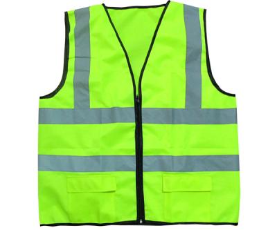 Veste de sécurité réfléchissante de 120 grammes verte pour la course