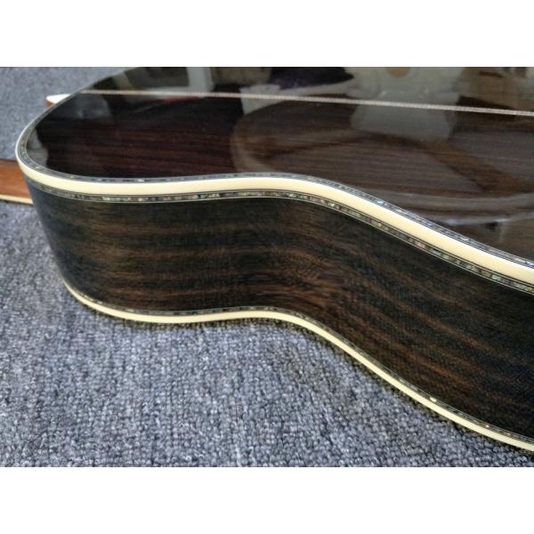 39 inches ooo45s Acoustic Guitar Top AAA Solid Red Cedar Abalone Binding Body With Fishman Pickups Rosewood fingerboard