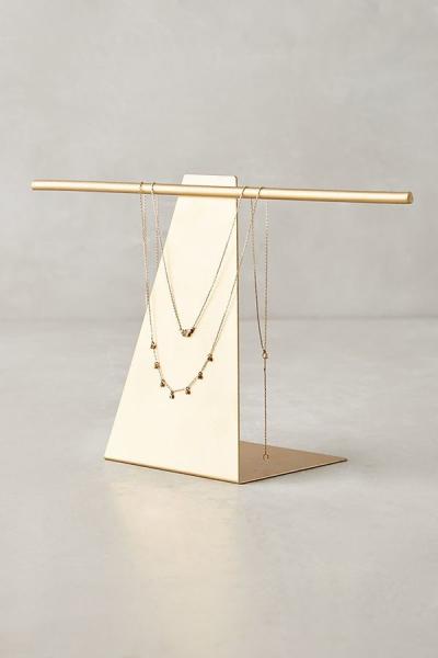 Portable Simple Jewelry Display Stands Fashion Accessories Display Stands Iron Golden