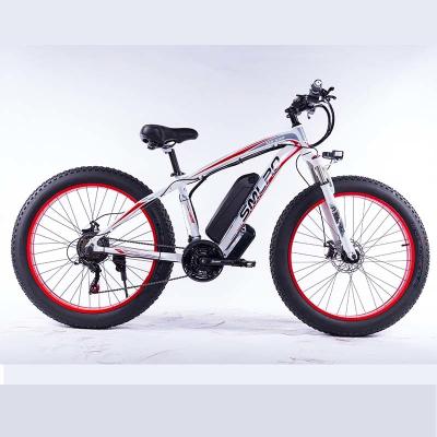 Smart 26 Inch Bike Full Suspension Electric Mountain Bike LCD Display