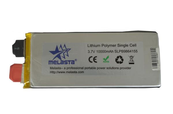 15C 3.7V Li-Polymer Battery Cell 10000mAh , High Discharge Rate Battery