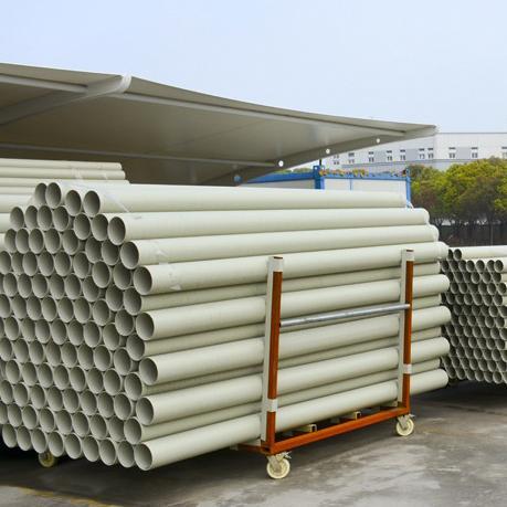 White Polypropylene Plastic Pipes Featuring Chemical Resistance and Salts Ideal for Industrial Chemical Handling Systems