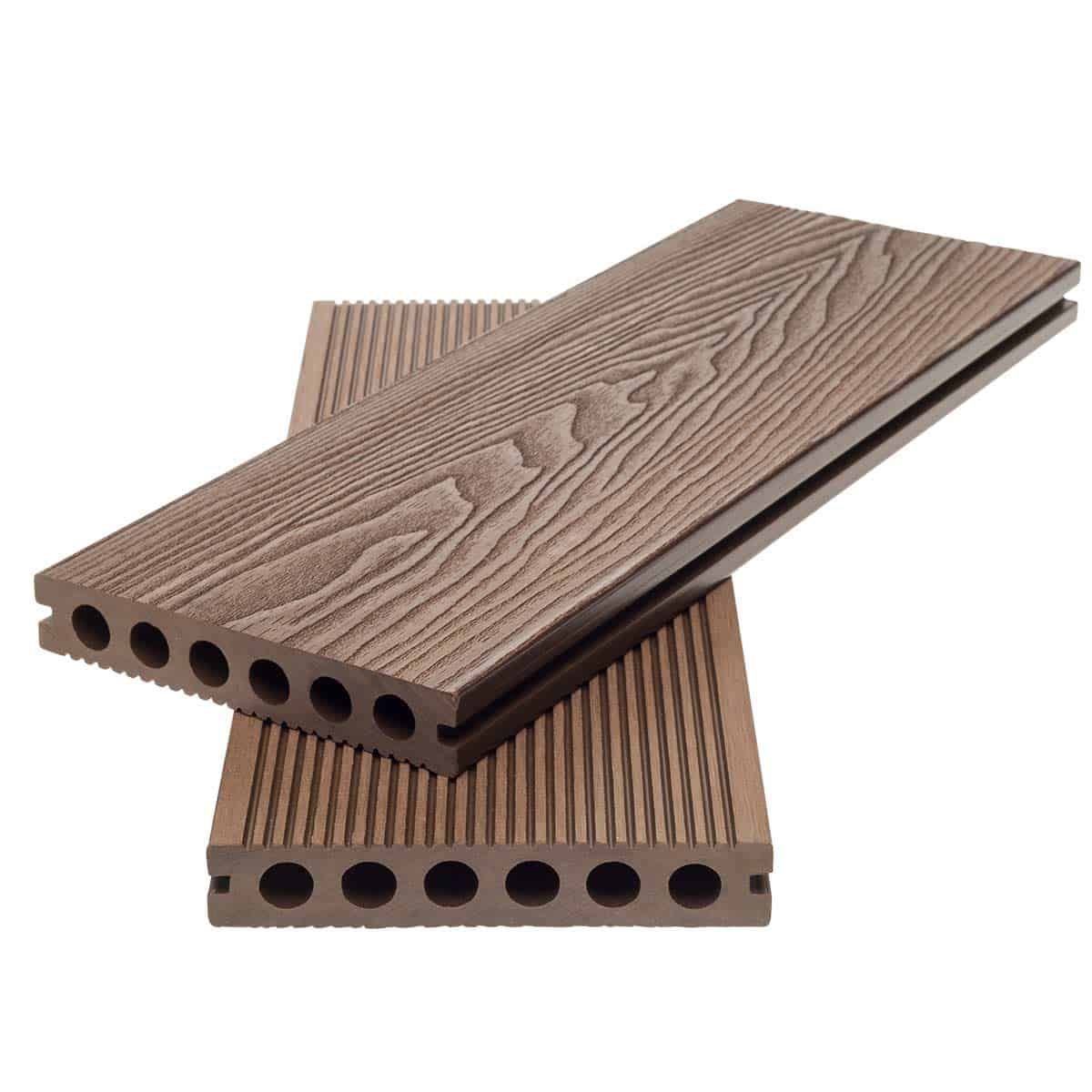 Heavy Duty Outdoor WPC Decking Flame Retardant Soundproof For Restaurant Terraces