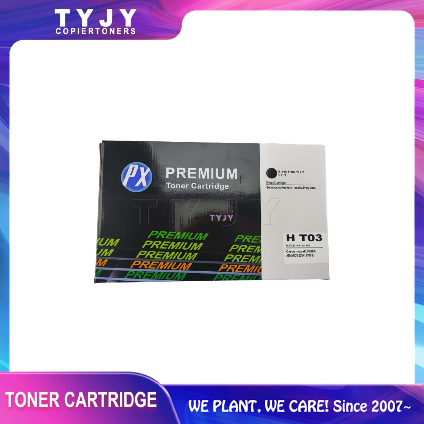 T03 Black Toner Cartridge Fit Canon IR ADV 525 615 715 Copier Spare Parts