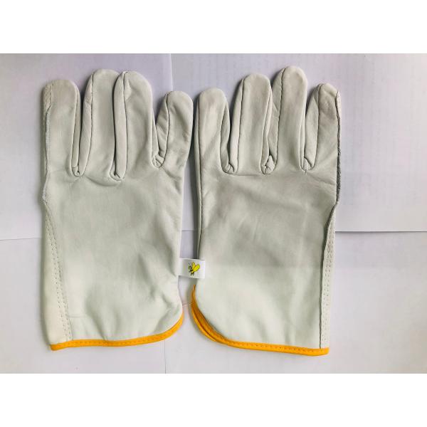 Beekeeping Equipment Hand Protect Sheepskin White or Yellow Beekeeping Gloves Without Cuff