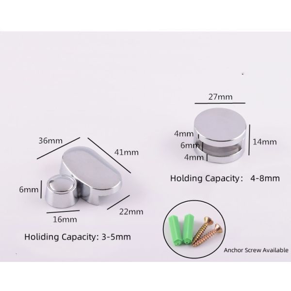 Flat And Round Head Brass Swivel Mirror Screw Polished Finish Customized Size