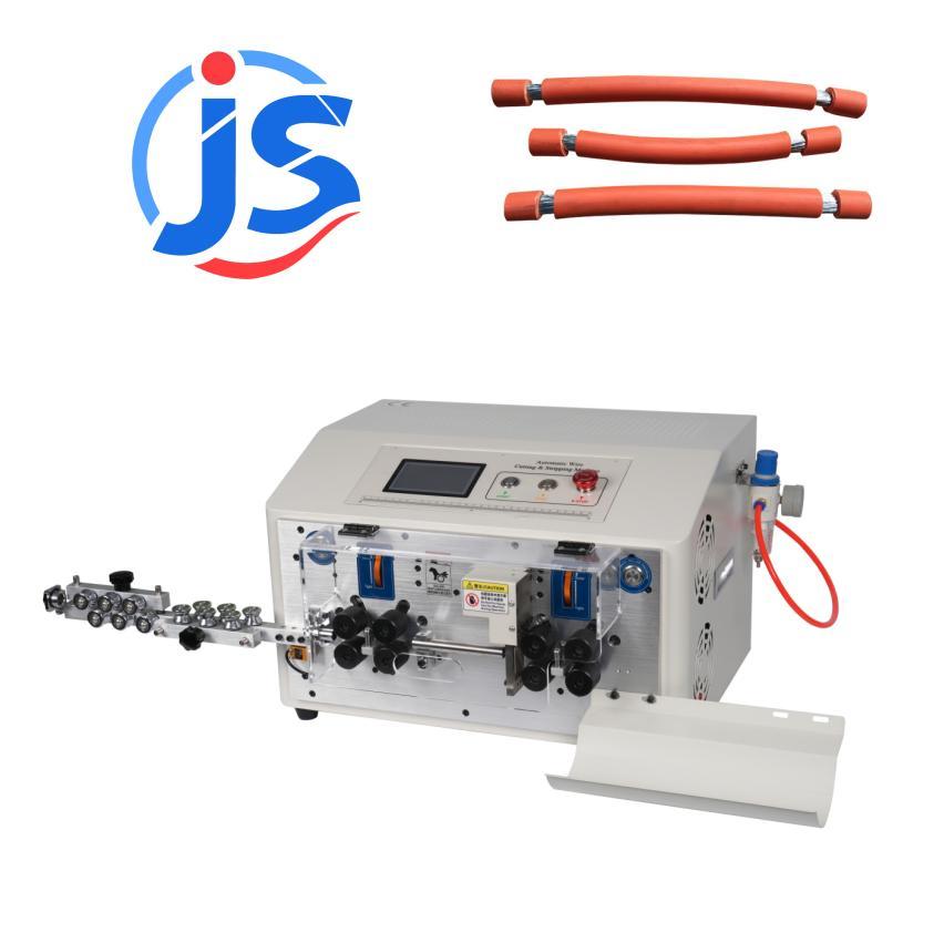 Touch Screen Wire Cut Strip Machine 8 Wheel Cut And Strip Wire Machine
