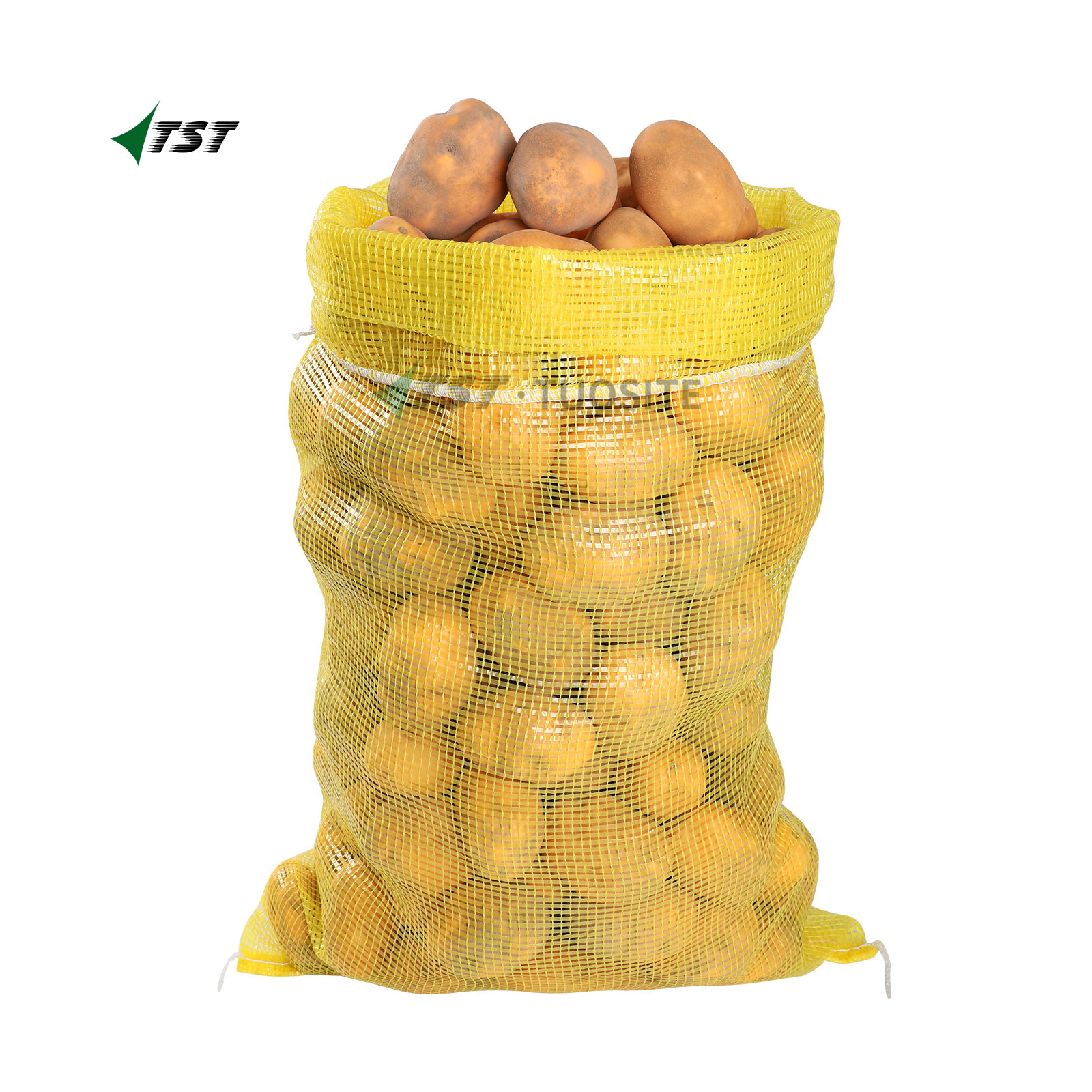 Yellow Color 25kg 30kg 55x100 PP Arpillas For Agriculture Packaging Potato