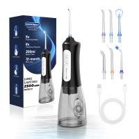 Alta pressão 5 modos 8 engrenagens Dental Flosser Portátil Recarregável Irrigador Oral