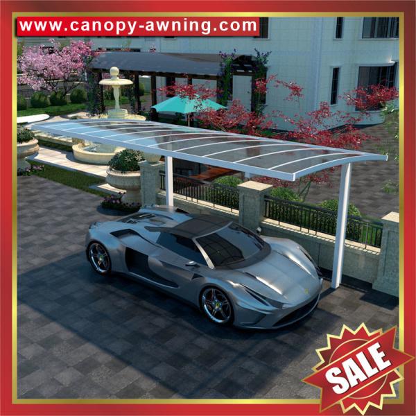 outdoor backyard polycarbonate aluminum parking lot car shelter canopy awning garage carport for sales