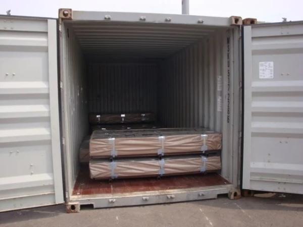 Customized Length Building Roof Tiles In Blue Color Strong Corrosion Resistance