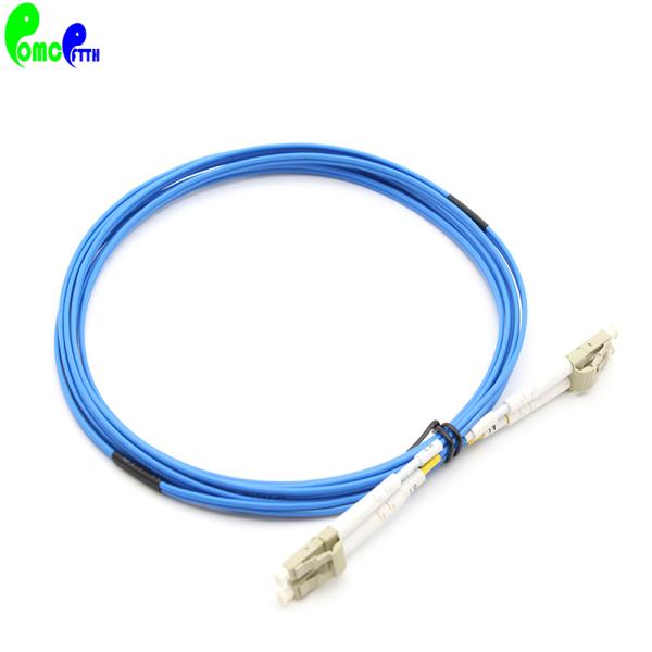OM2 50 / 125 LC - LC  duplex Fiber optic Patch Cable LSZH CPR Certification