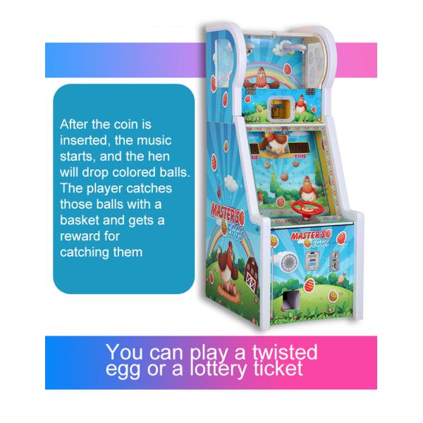 Kids Redemption Arcade Prize Machines Catching Balls Lottery Game