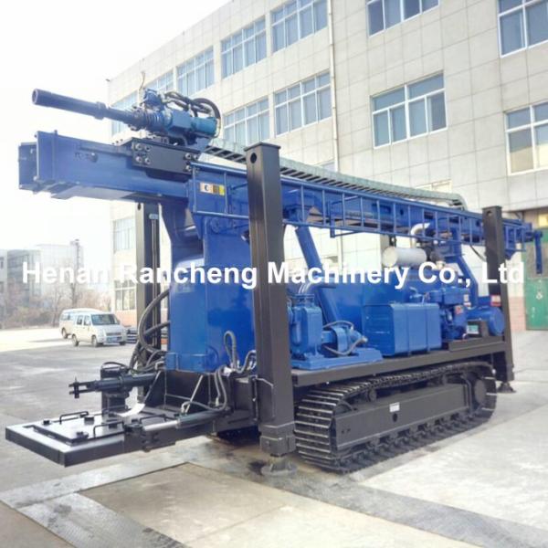 Équipement de forage de puits d'eau à haute vitesse rotative 160 kW Moteur 650 m Profondeur de forage