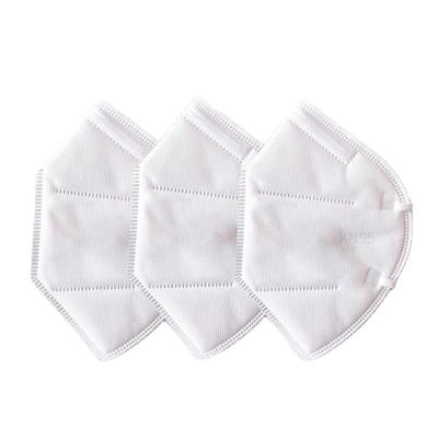 Melt Blown Nonwoven Fabric KN95 Dust Mask For Harmful Particles Filtration