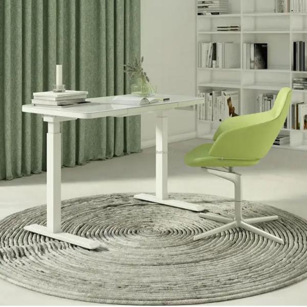 2023 Проектирование офисной мебели Электрический регулируемый стол для учебы Мотор постоянного тока Двойной мотор