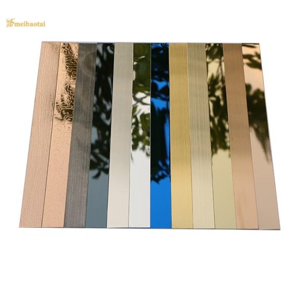 Comprimento decorativo de aço inoxidável da guarnição 3048mm da telha da parede da casca e da vara