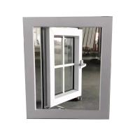 fenêtres en verre en PVC UPVC standard vitraux insonorisés Grille conçue avec écrans