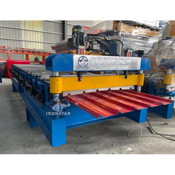 “1000mm Effective Width Metal Roof Panel Cold Roll Forming Machine For GI PPGI Color Steel Coil”