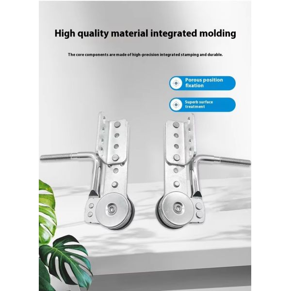 Wanjusheng Stainless Steel Furniture Hardware Adjustable Sofa Headrest Folding Mechanism Hinge Design Kitchen Living Room School