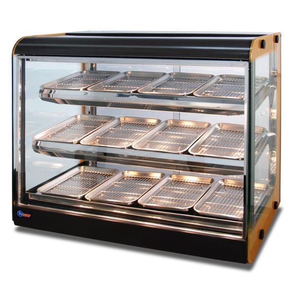 CE Food Warmer Showcase , 1300W Fried Chicken Warmer Display