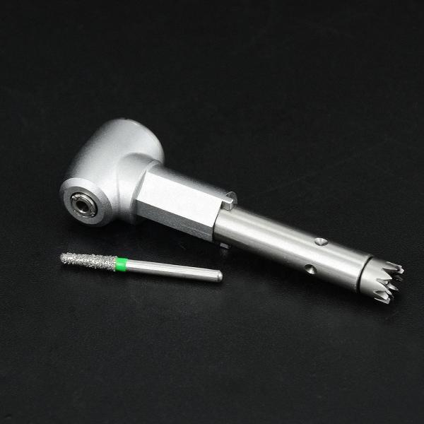 Metal Contra Angle Dental Handpiece Unit Silver Color With Push Button