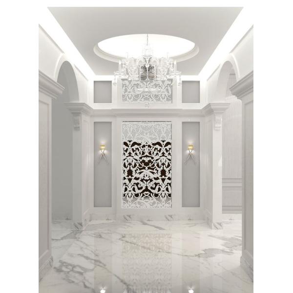 Laser cut stainless steel Polished/ Satin Brushmetal screen for interior decoration