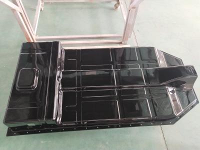 Black Color Fiberglass Bus Air Deflector Hood Assemblies Hand Lay Up RTM SMC
