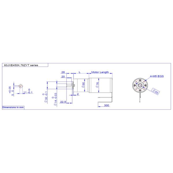 60JXE450K.76ZYT Big Torque Pmdc Brush Dc Motor Planetary Gear Motors 12v 24v 36v 3Nm 5Nm 8Nm 10Nm 45Nm