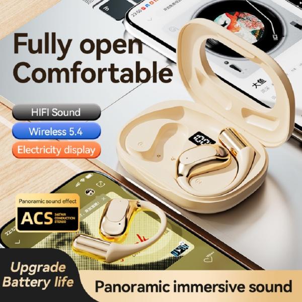 Wireless Earphones Support A2DP AVRCP And HFP Protocols F13 Copper Ring Speakers White Black Or Complexion