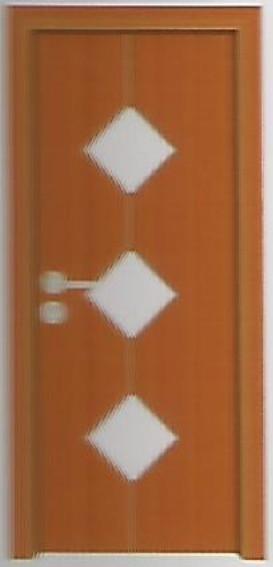 AB-GM6003 PVC-MDF glass door