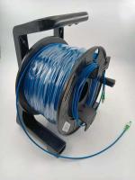 Metal 2core 4core 12core Portable Pre-Terminated TPU Fiber Optic Cable Drum Reel
