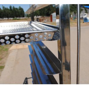 Customizable Plate Fda Stainless Steel Rack Trolley Stray Pan