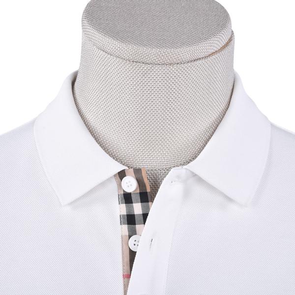 Camiseta de manga curta masculina de polo de design personalizado com 5% de tecido de spandex e logotipo bordado