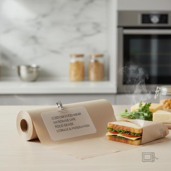 Custom OEM Microwave Safe Food Grade Wrapping Paper for Food Storage and Preservation