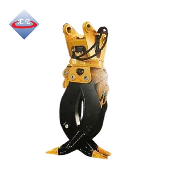 Hydraulic Grab For 5 Ton Excavator Log 1360mm 360 Degree Forest Timber Wood