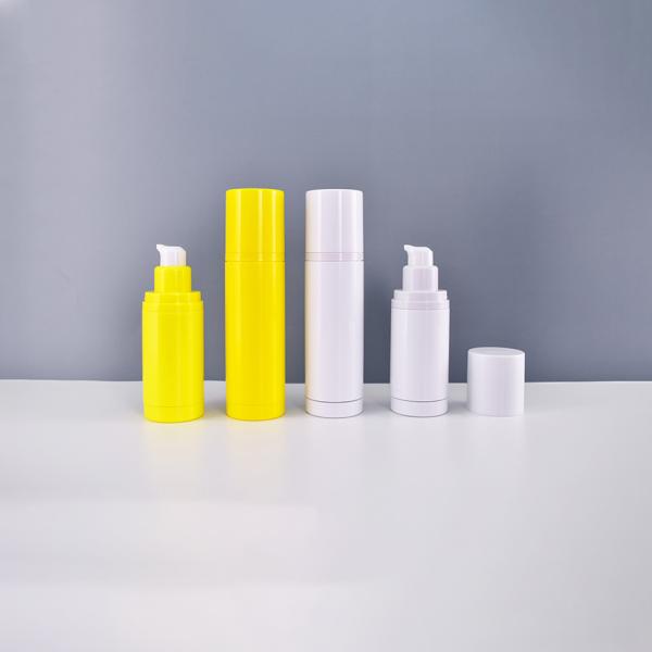 Plastic airless pump  bottle manufacturers empty primary cosmetic pacakging primary cosmetic packaging container wholesa