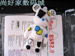 Movimentações bonitos do flash de USB do urso bonito da violência