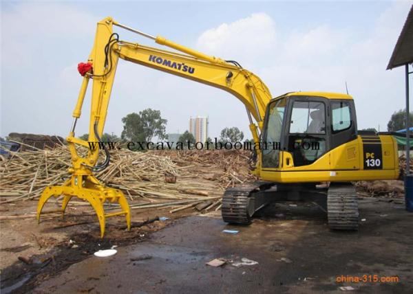 Material Handling Excavator Rotating Grapple Mini Digger Attachments Easy Operate