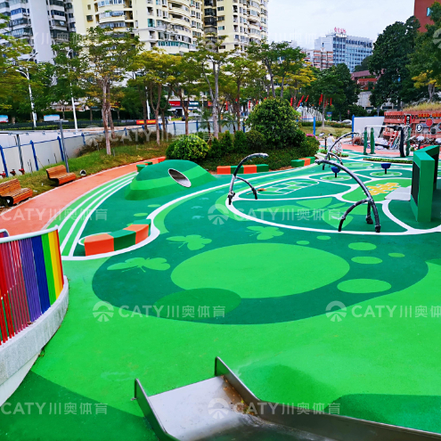 Anti-UV EPDM SBR Rubber Granules For Playground Rubber Mulch Soft Playground Flooring