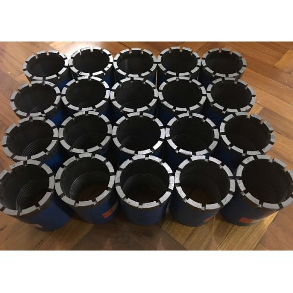 H / WL Wireline Drilling Impregnated Diamond Bit Mineral Exploration High Efficiency