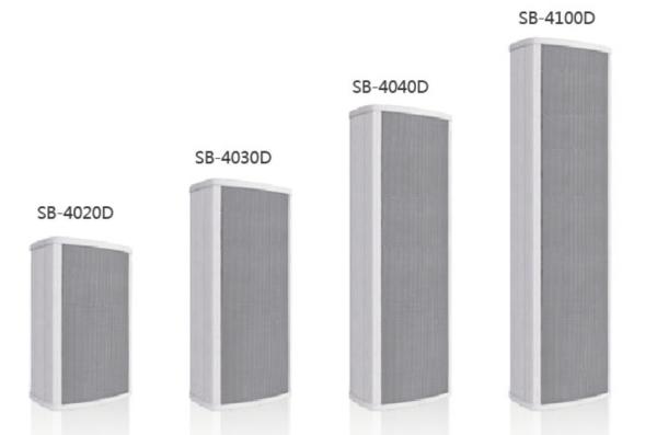 SB-4030D,public address,outdoor,column speaker,waterproof,square