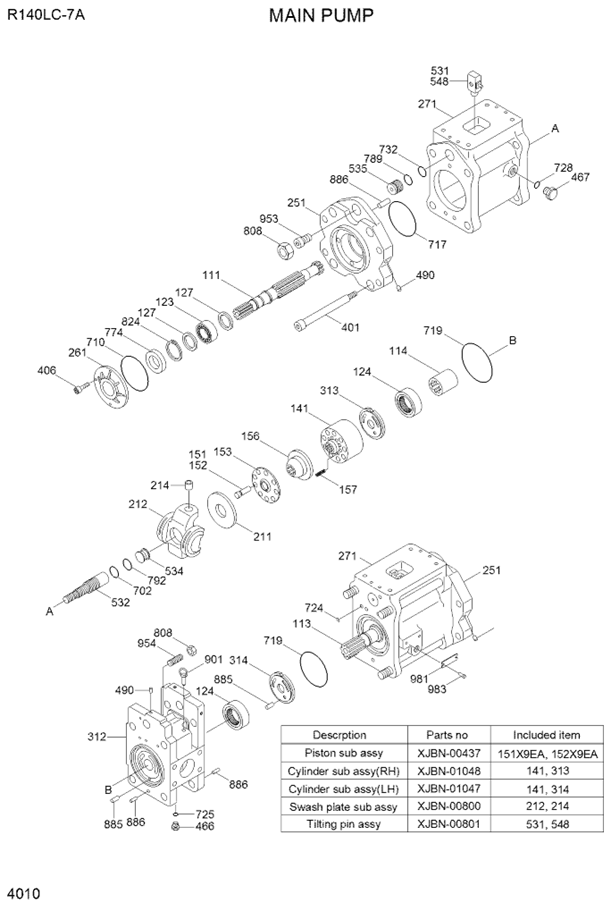 Excavator Hydraulic Pump K3V63DT-9COS for R130/140-7 31N4-10010 MAIN PUMP Cost-Effective Solutions