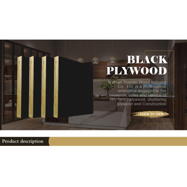 Durable Poplar Core Plywood , Film Faced Shuttering Plywood For Building Construction