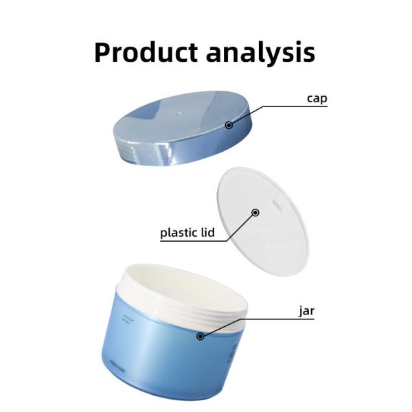 КАК крышка широкого рта опарника сливк тела PP 500g течебезопасная