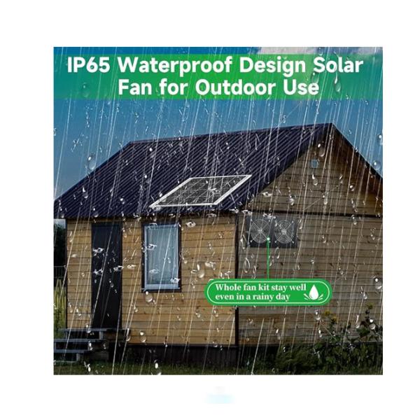 FTB20 Наружные солнечные панели Kit Powered выхлопный вентилятор для куриного купе IP65 водонепроницаемый