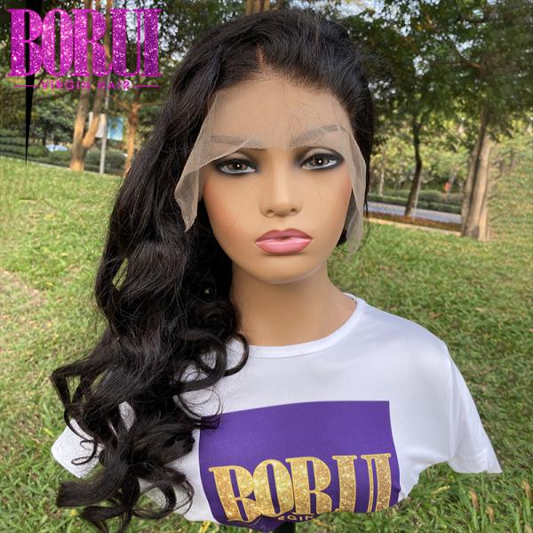 Парики Фронтал шнурка человеческих волос волны 12а девственницы плотности 180% сырцовые свободные